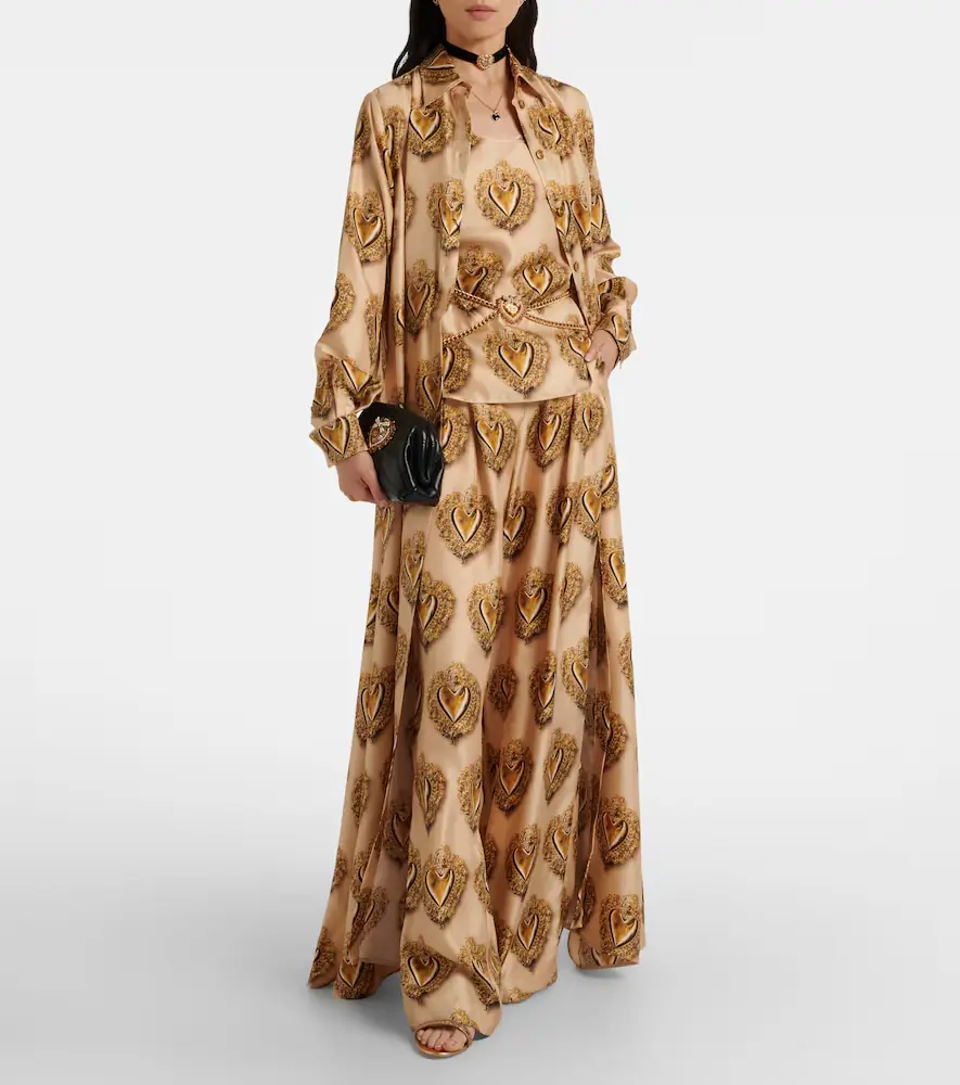 Dolce & Gabbana Printed silk shirt dress | Thumbnail 2 Dolce & Gabbana Printed silk shirt dress | Thumbnail 2