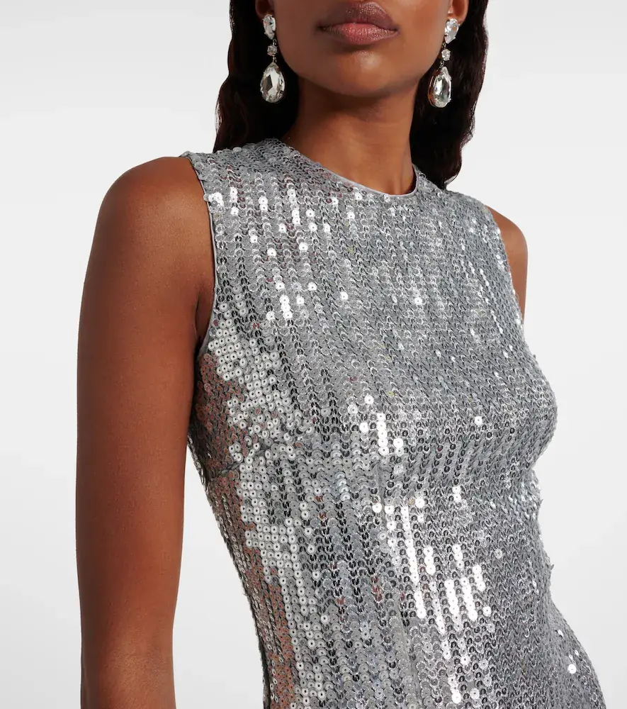 Dolce & Gabbana Sequined midi dress | Thumbnail 4 Dolce & Gabbana Sequined midi dress | Thumbnail 4