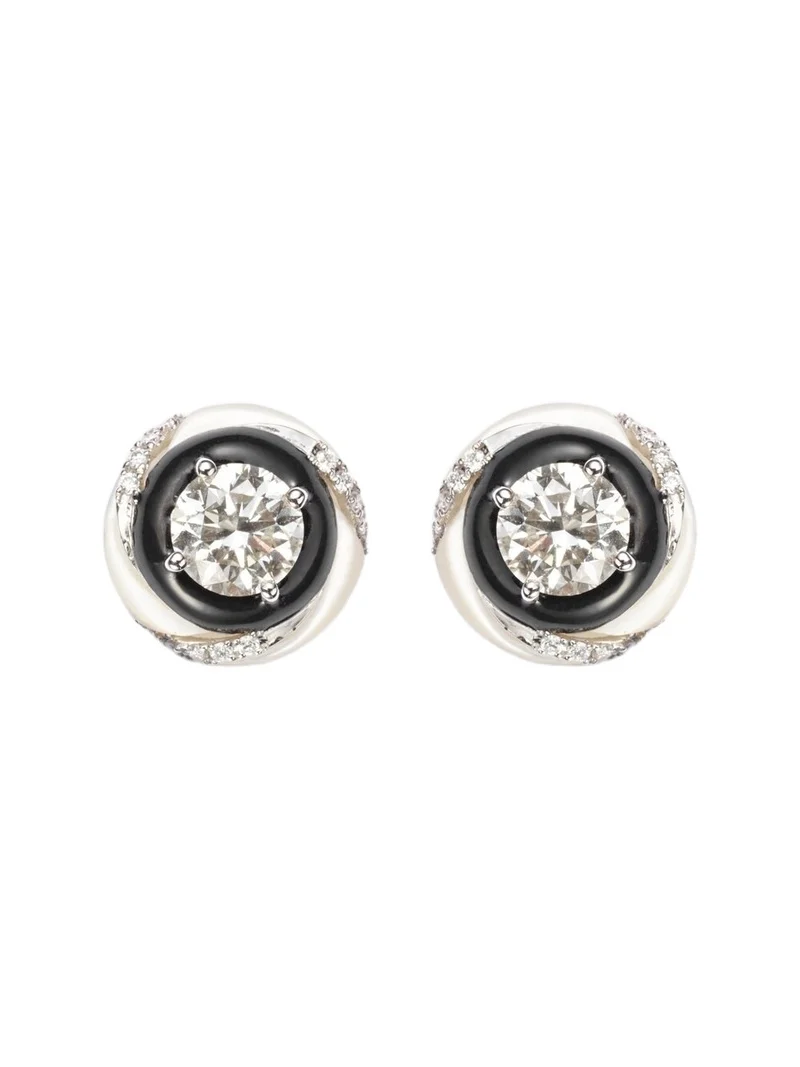 Calisto 18kt white gold earrings with diamonds Calisto 18kt white gold earrings with diamonds