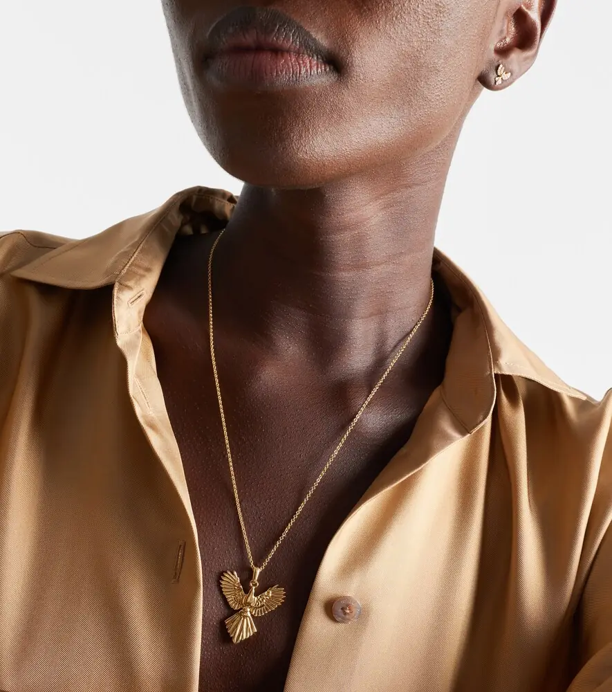 Anita Ko Phoenix 18kt gold pendant necklace | Thumbnail 5