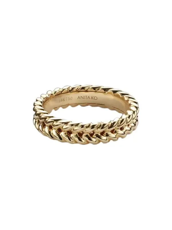 18kt gold braided ring 18kt gold braided ring