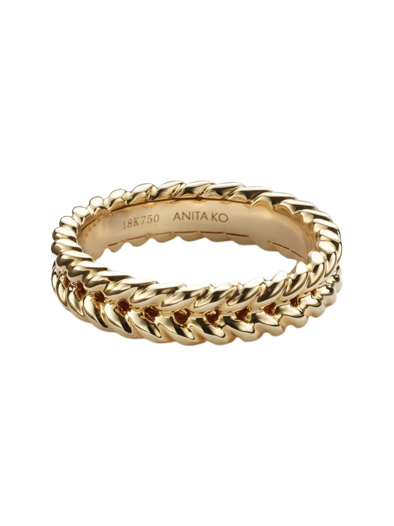 18kt gold braided ring 18kt gold braided ring