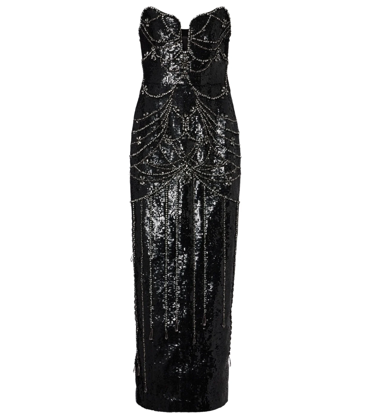 Chandelier embellished gown Chandelier embellished gown