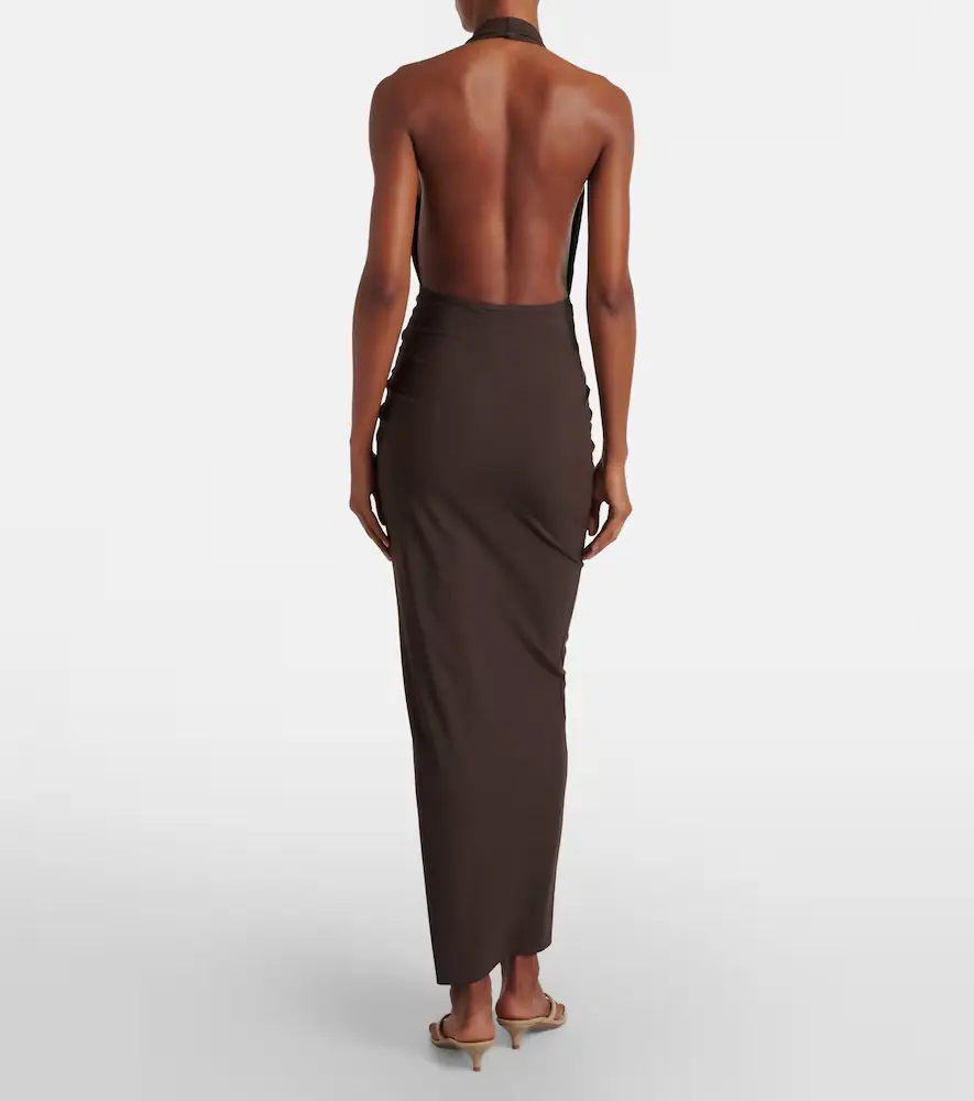 Christopher Esber Embellished halterneck maxi dress | Thumbnail 5