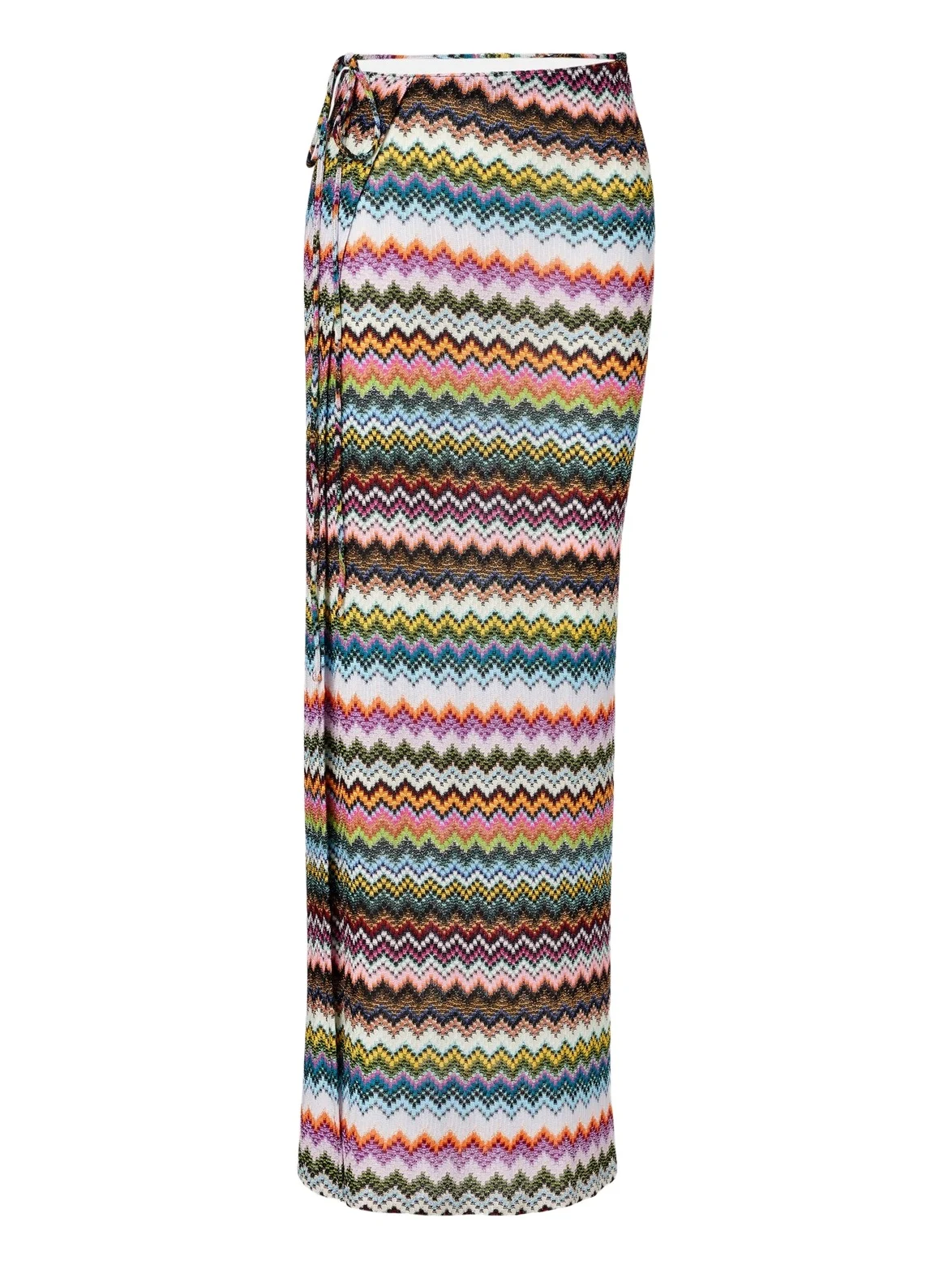 Missoni Zigzag lamé wrap skirt