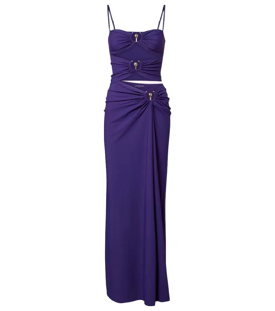 Christopher Esber Cutout ruched maxi dress