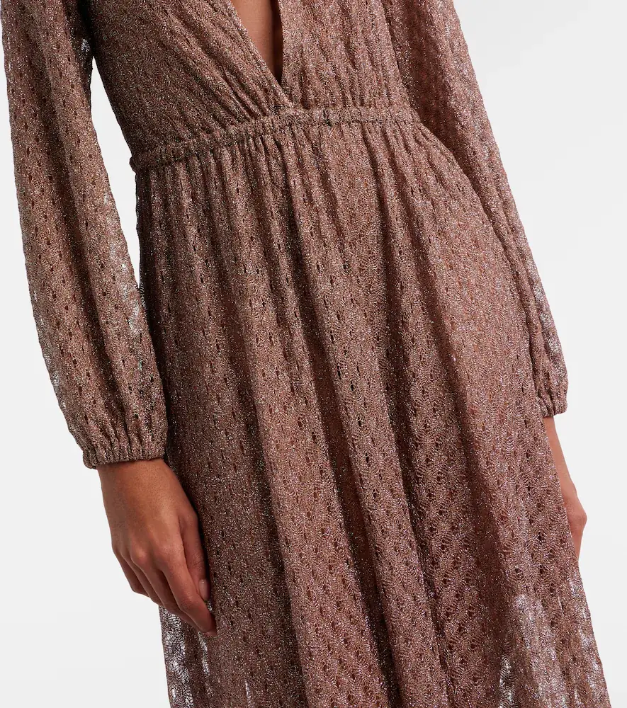 Missoni Open-knit lamé maxi dress | Thumbnail 3 Missoni Open-knit lamé maxi dress | Thumbnail 3