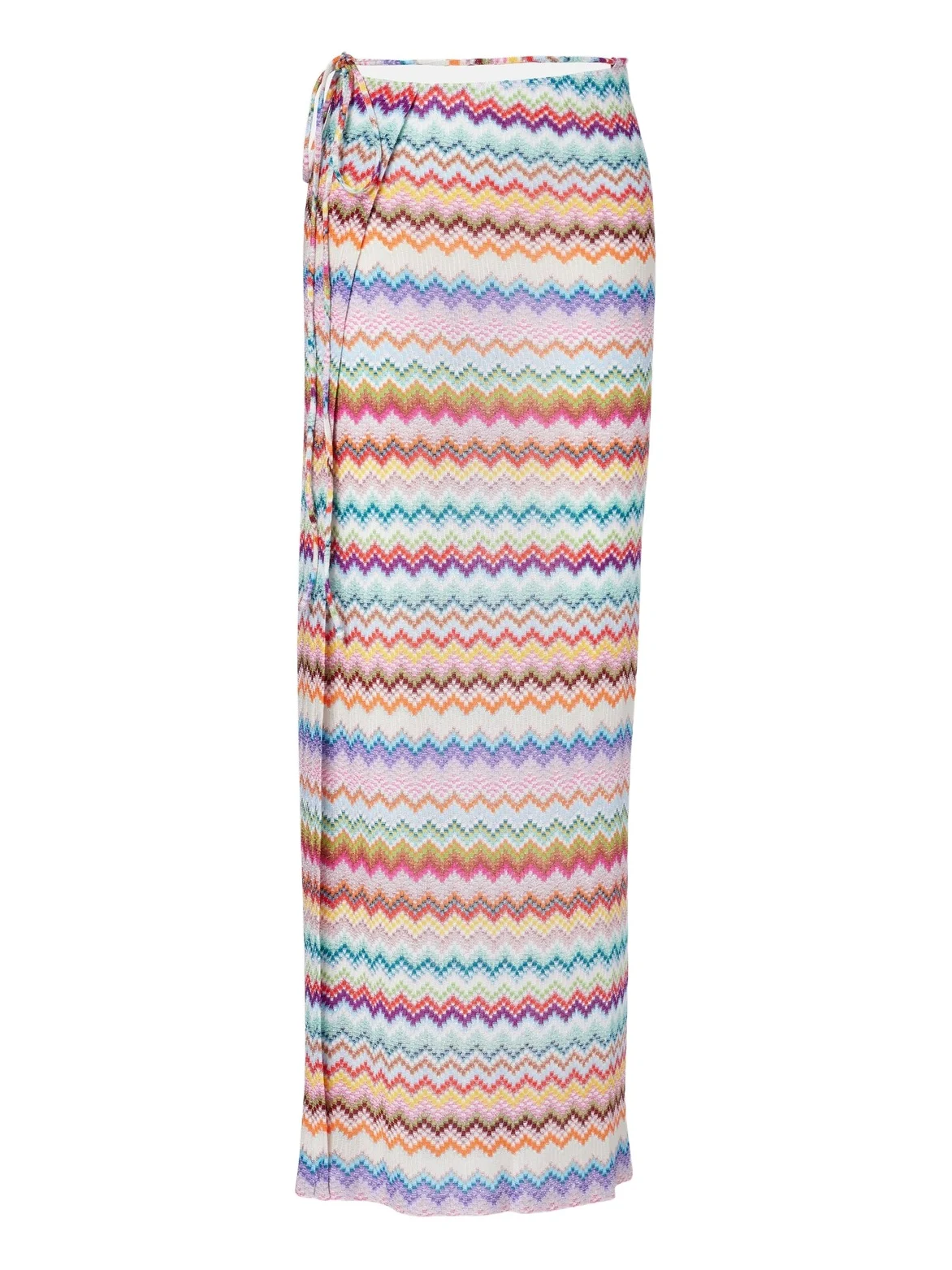 Missoni Zigzag lamé wrap skirt