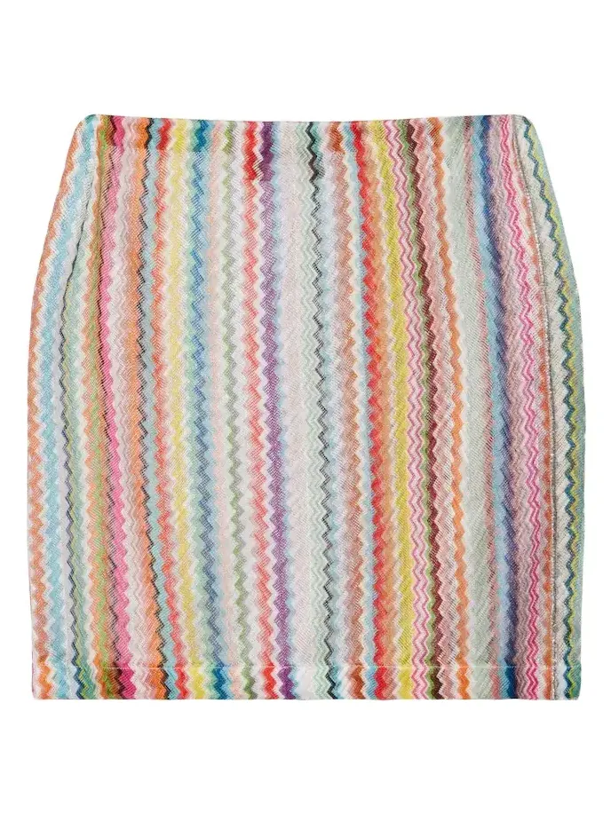 Zigzag miniskirt