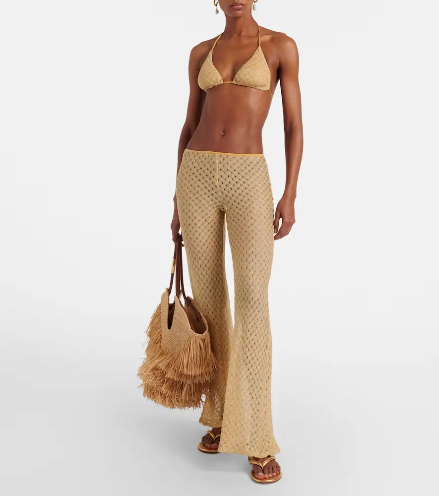 Missoni Open-knit lamé flared pants | Thumbnail 3 Missoni Open-knit lamé flared pants | Thumbnail 3