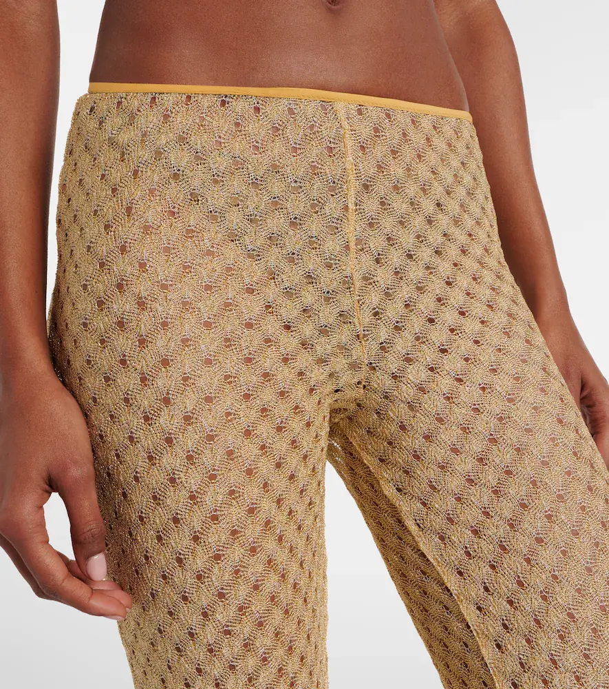 Missoni Open-knit lamé flared pants | Thumbnail 4 Missoni Open-knit lamé flared pants | Thumbnail 4