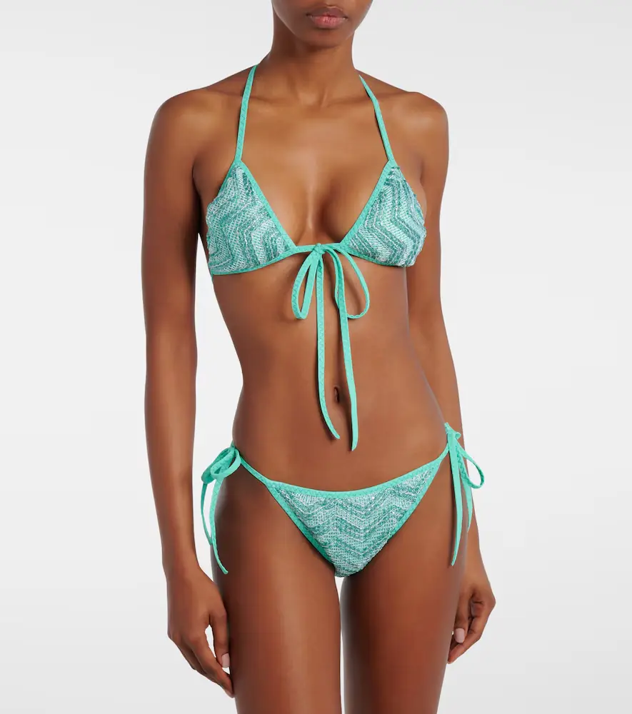 Missoni Zigzag lamé bikini top | Thumbnail 4