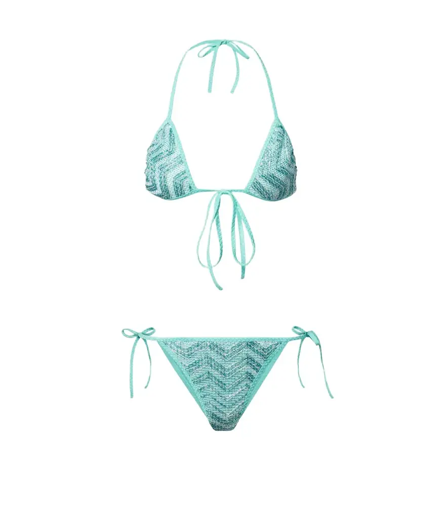 Missoni Zigzag lamé bikini top | Image 1 Missoni Zigzag lamé bikini top | Image 1