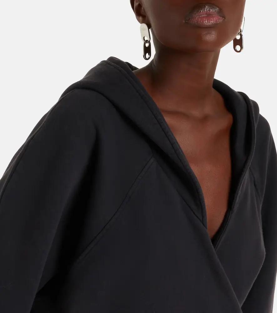The Attico Cotton jersey sweatshirt dress | Thumbnail 3