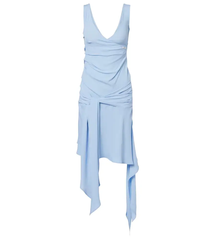 The Attico Draped crêpe minidress | Image 1 The Attico Draped crêpe minidress | Image 1