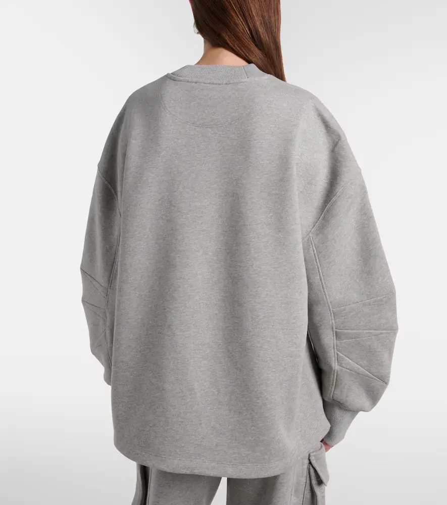 The Attico Oversized cotton jersey sweatshirt | Thumbnail 3