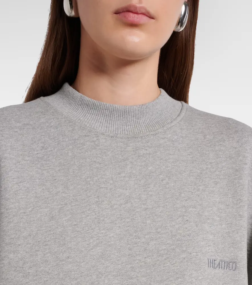 The Attico Oversized cotton jersey sweatshirt | Thumbnail 4