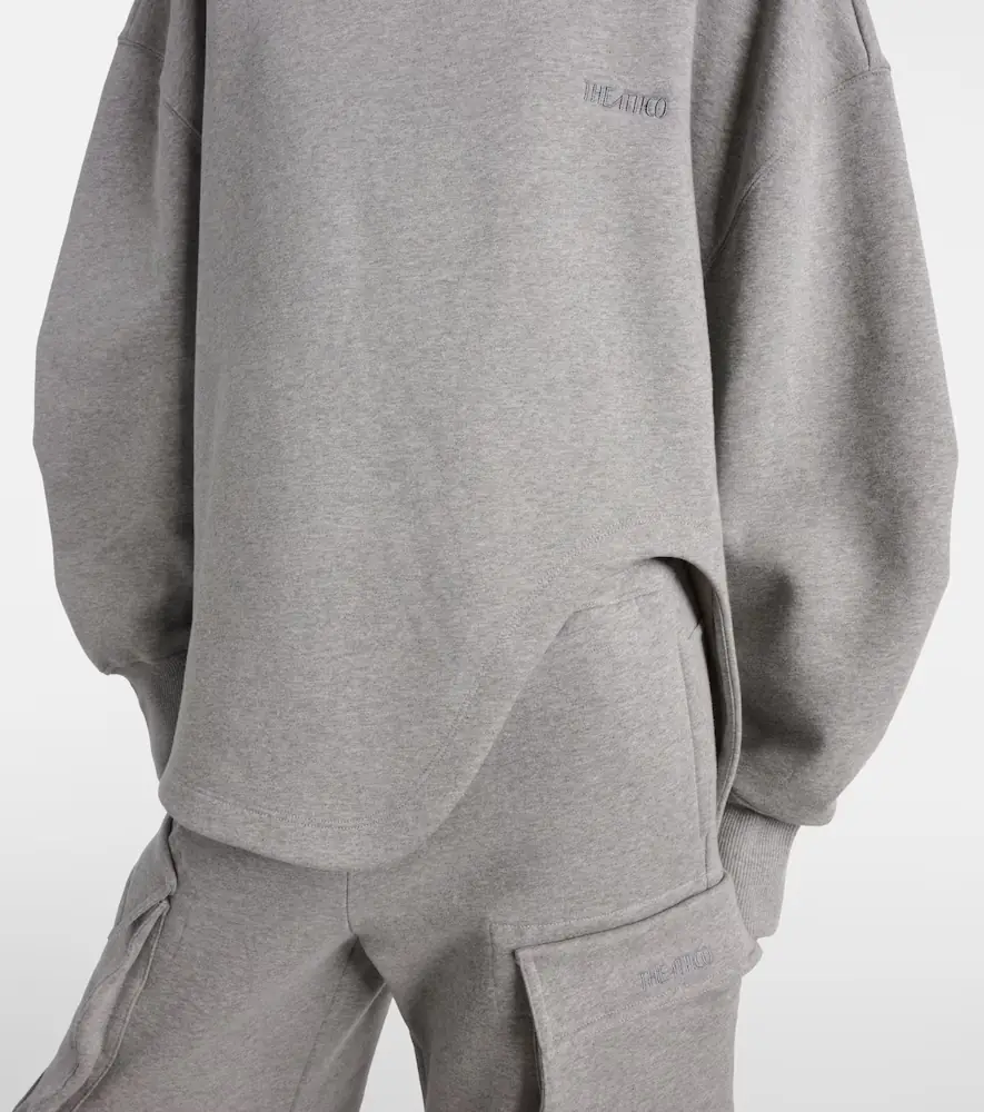 The Attico Oversized cotton jersey sweatshirt | Thumbnail 5