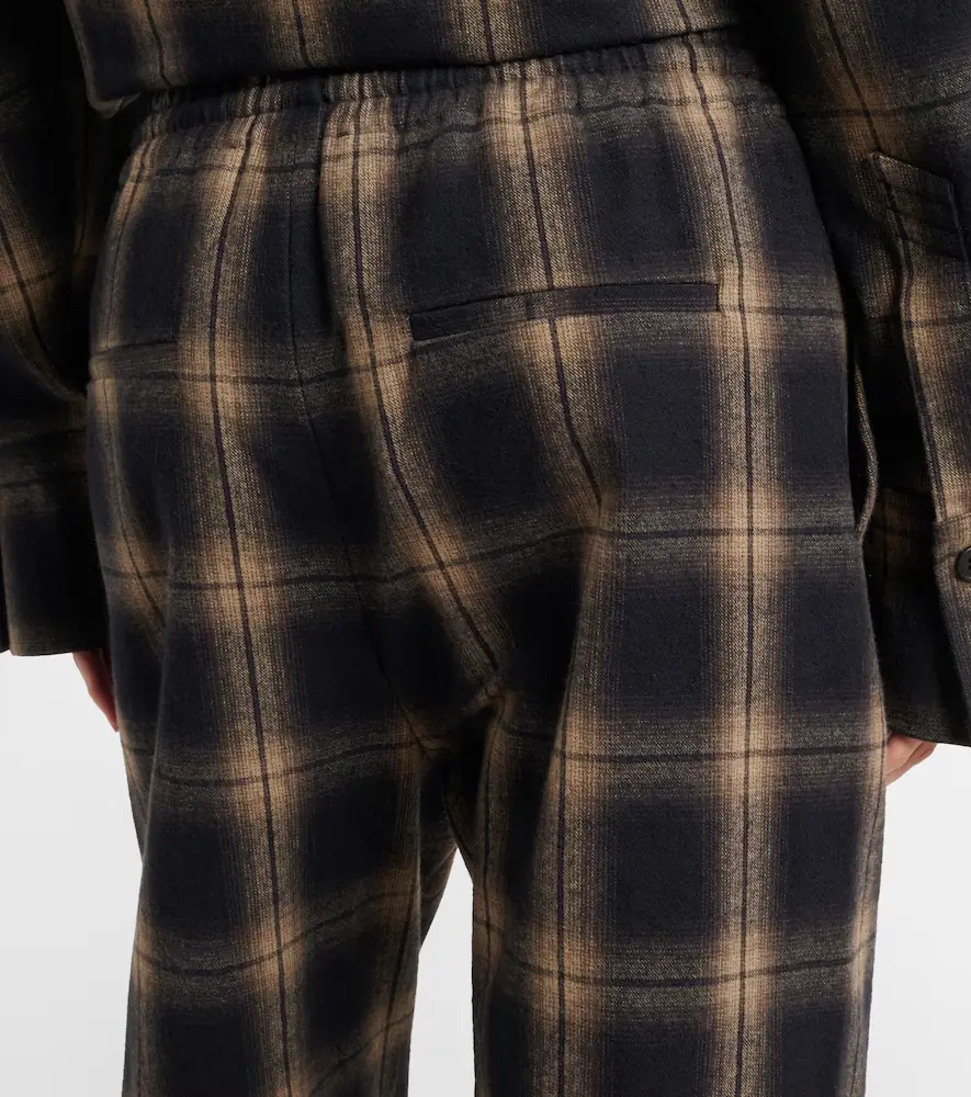 The Attico Checked cotton sweatpants | Thumbnail 2
