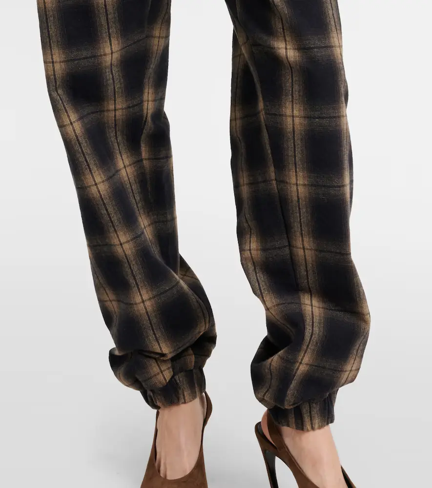 The Attico Checked cotton sweatpants | Thumbnail 5