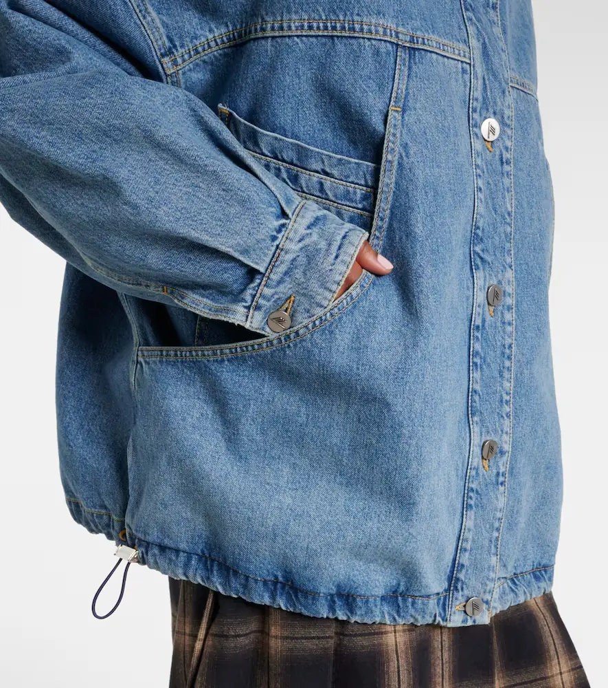 The Attico Oversized denim bomber jacket | Thumbnail 2 The Attico Oversized denim bomber jacket | Thumbnail 2