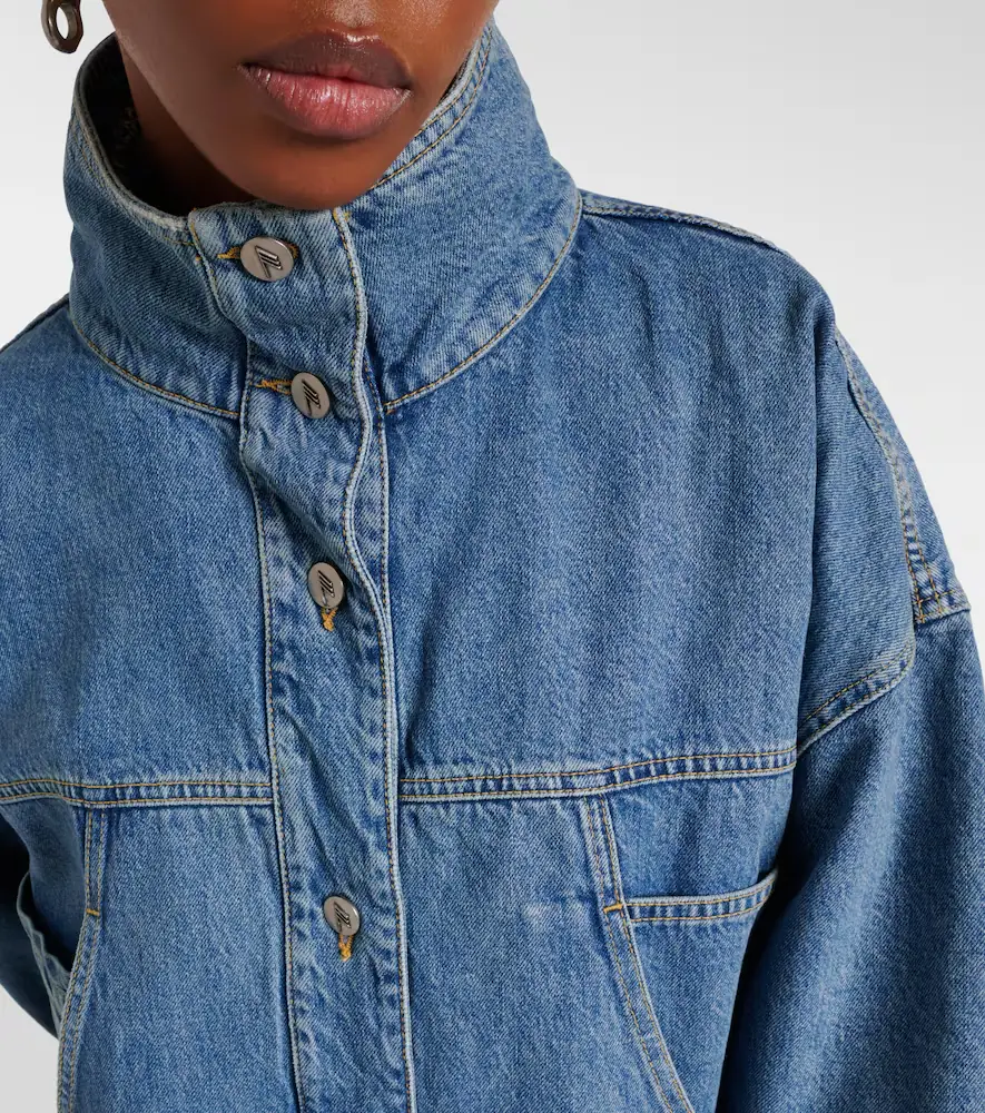 The Attico Oversized denim bomber jacket | Thumbnail 5 The Attico Oversized denim bomber jacket | Thumbnail 5