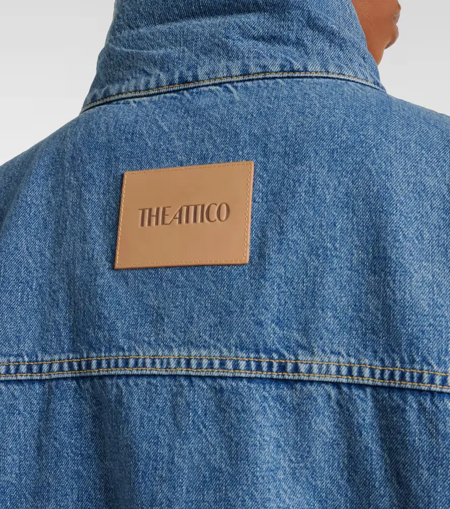 The Attico Oversized denim bomber jacket | Thumbnail 7 The Attico Oversized denim bomber jacket | Thumbnail 7