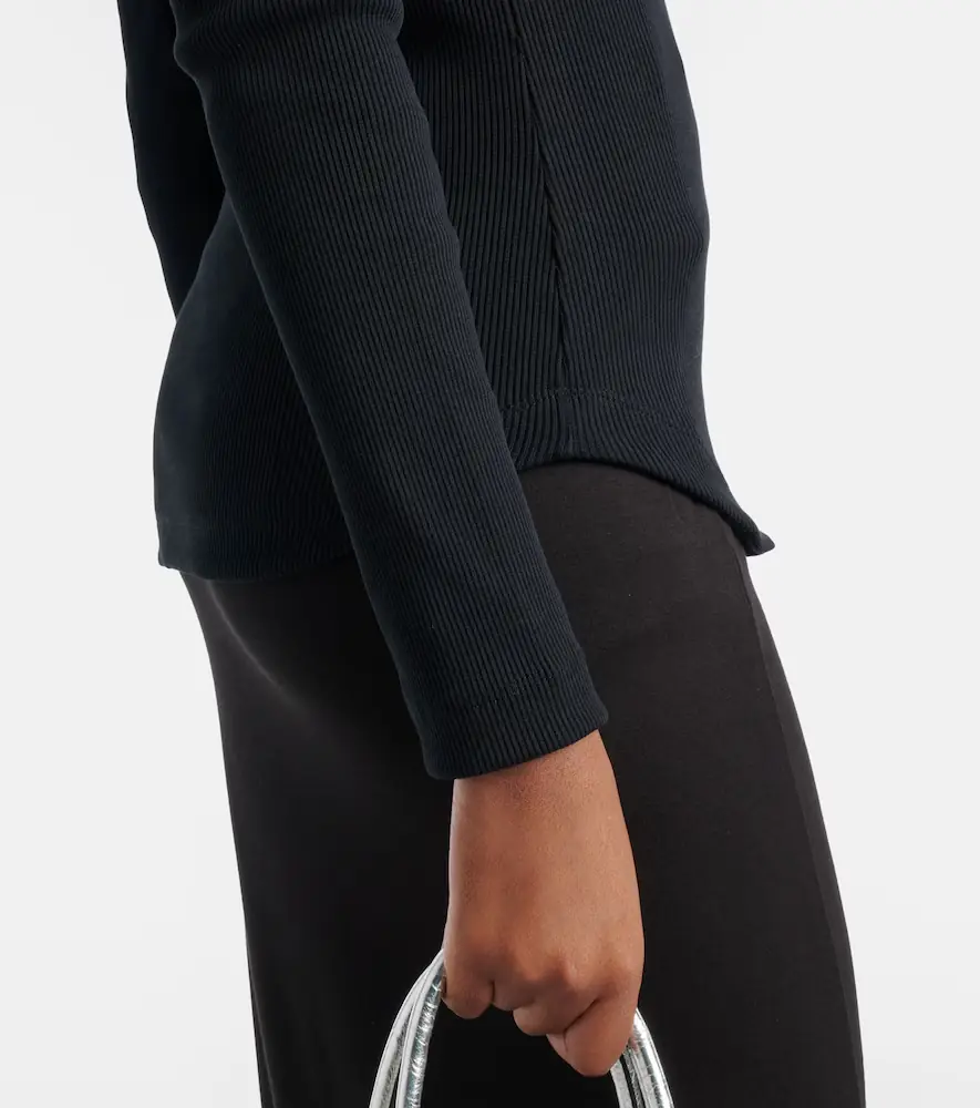 The Attico Ribbed-knit cotton jersey top | Thumbnail 6 The Attico Ribbed-knit cotton jersey top | Thumbnail 6