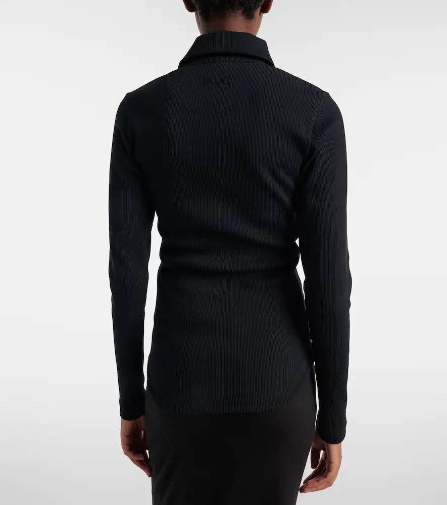 The Attico Ribbed-knit cotton jersey top | Thumbnail 7 The Attico Ribbed-knit cotton jersey top | Thumbnail 7