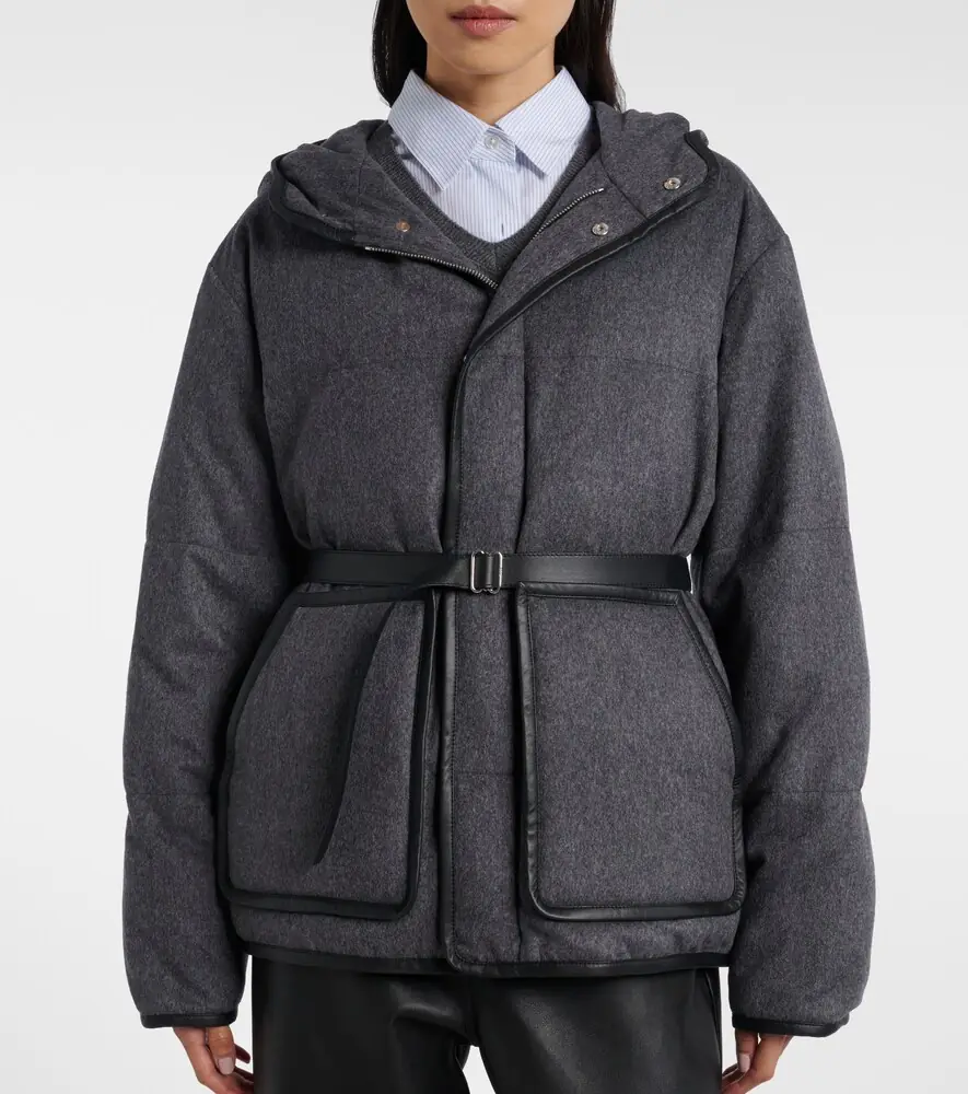 Tod's Belted hooded padded cashmere jacket | Thumbnail 6