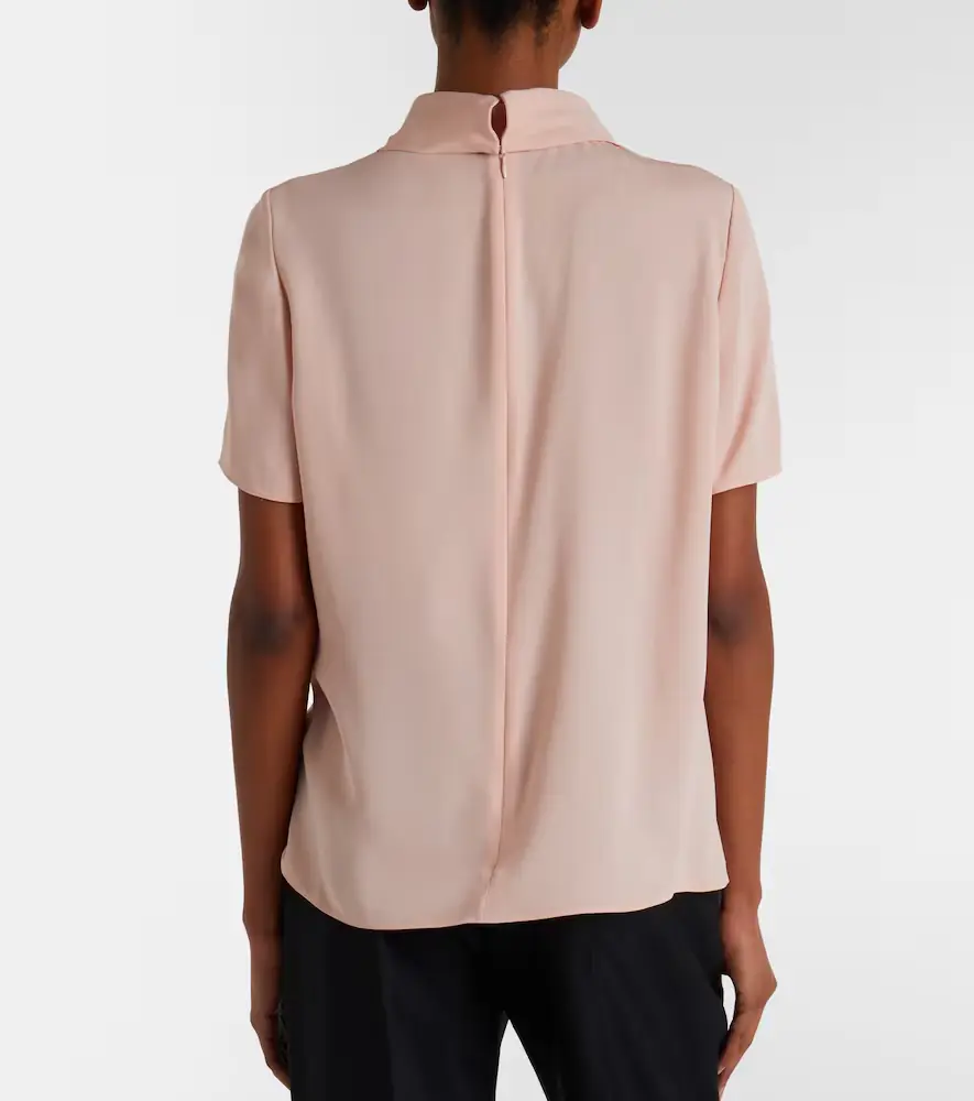 Valentino Garavani Silk georgette top | Thumbnail 2 Valentino Garavani Silk georgette top | Thumbnail 2