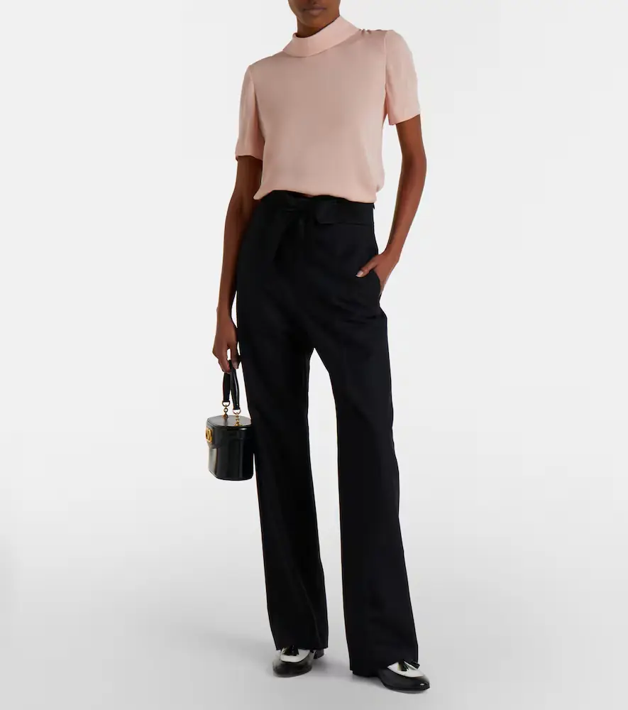 Valentino Garavani Silk georgette top | Thumbnail 5 Valentino Garavani Silk georgette top | Thumbnail 5