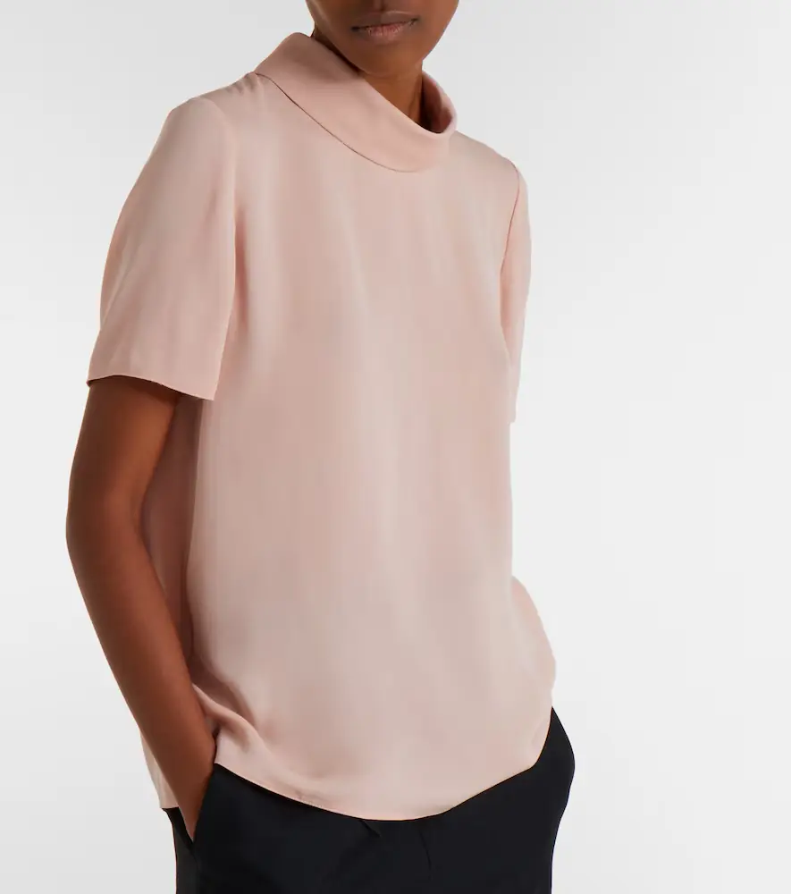 Valentino Garavani Silk georgette top | Thumbnail 6 Valentino Garavani Silk georgette top | Thumbnail 6