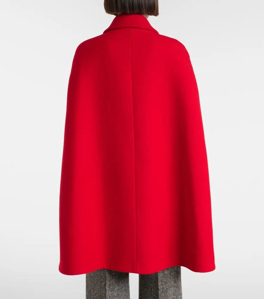Valentino Garavani VLogo wool cape | Thumbnail 4 Valentino Garavani VLogo wool cape | Thumbnail 4