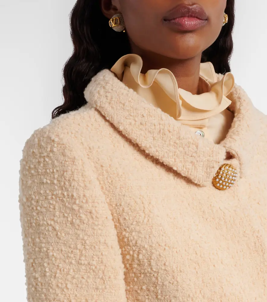 Valentino Garavani Embellished wool-blend tweed jacket | Thumbnail 6