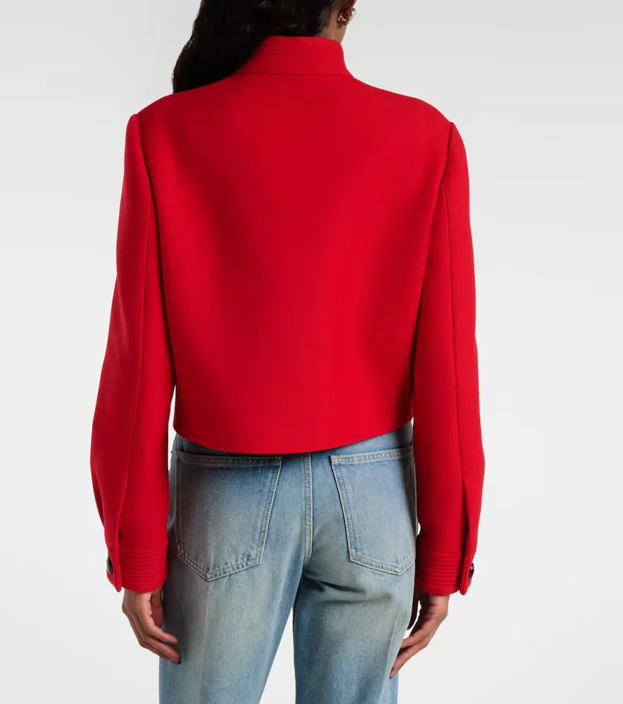Valentino VGold wool and silk jacket | Thumbnail 6 Valentino VGold wool and silk jacket | Thumbnail 6