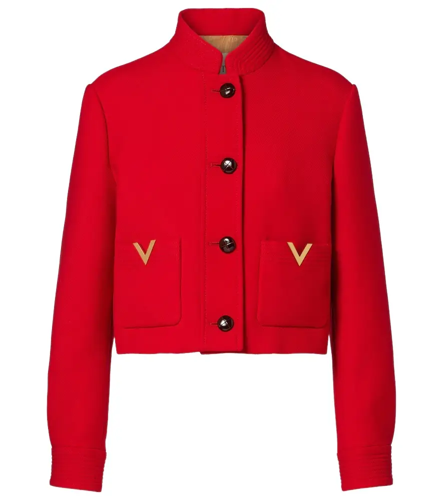 Valentino VGold wool and silk jacket | Image 1 Valentino VGold wool and silk jacket | Image 1