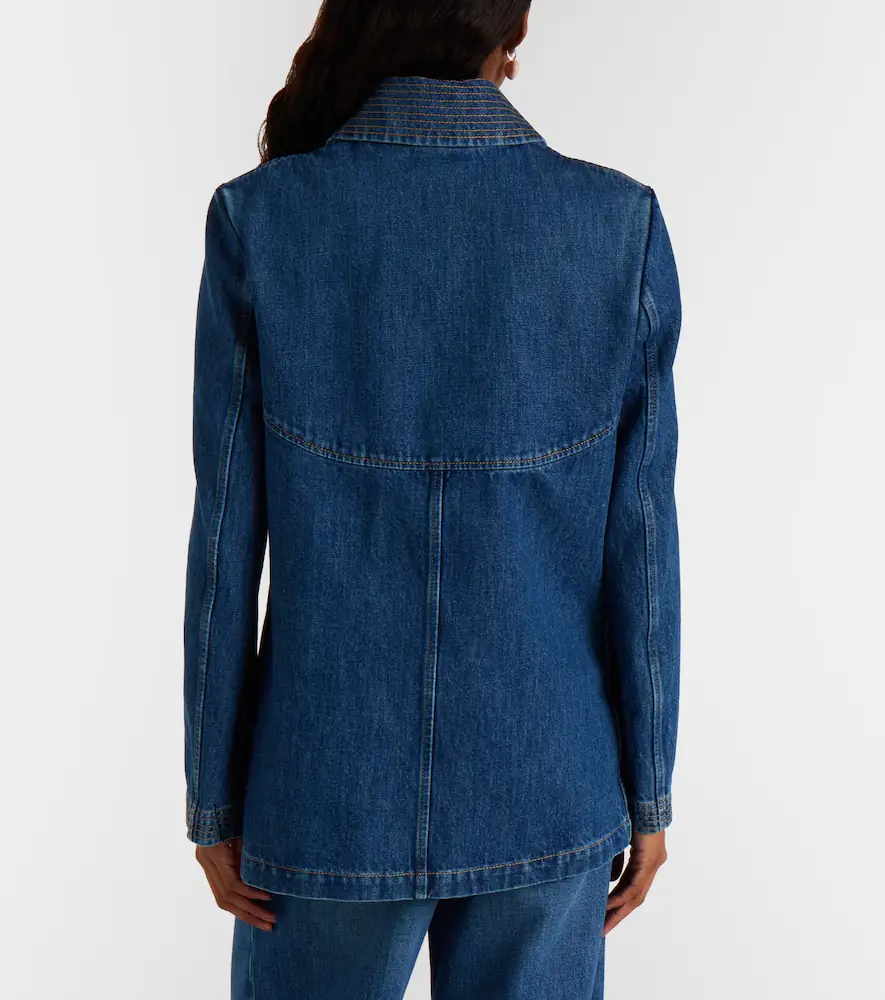 Valentino Garavani VGold denim field jacket | Thumbnail 2
