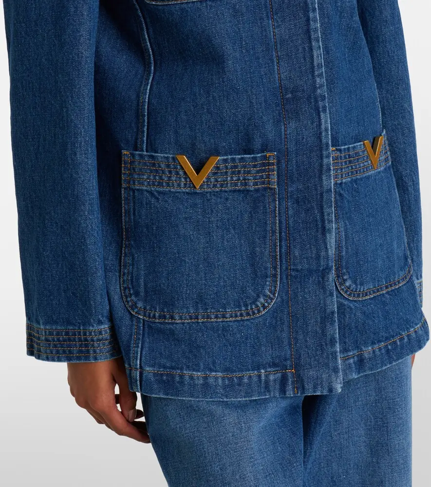 Valentino Garavani VGold denim field jacket | Thumbnail 3
