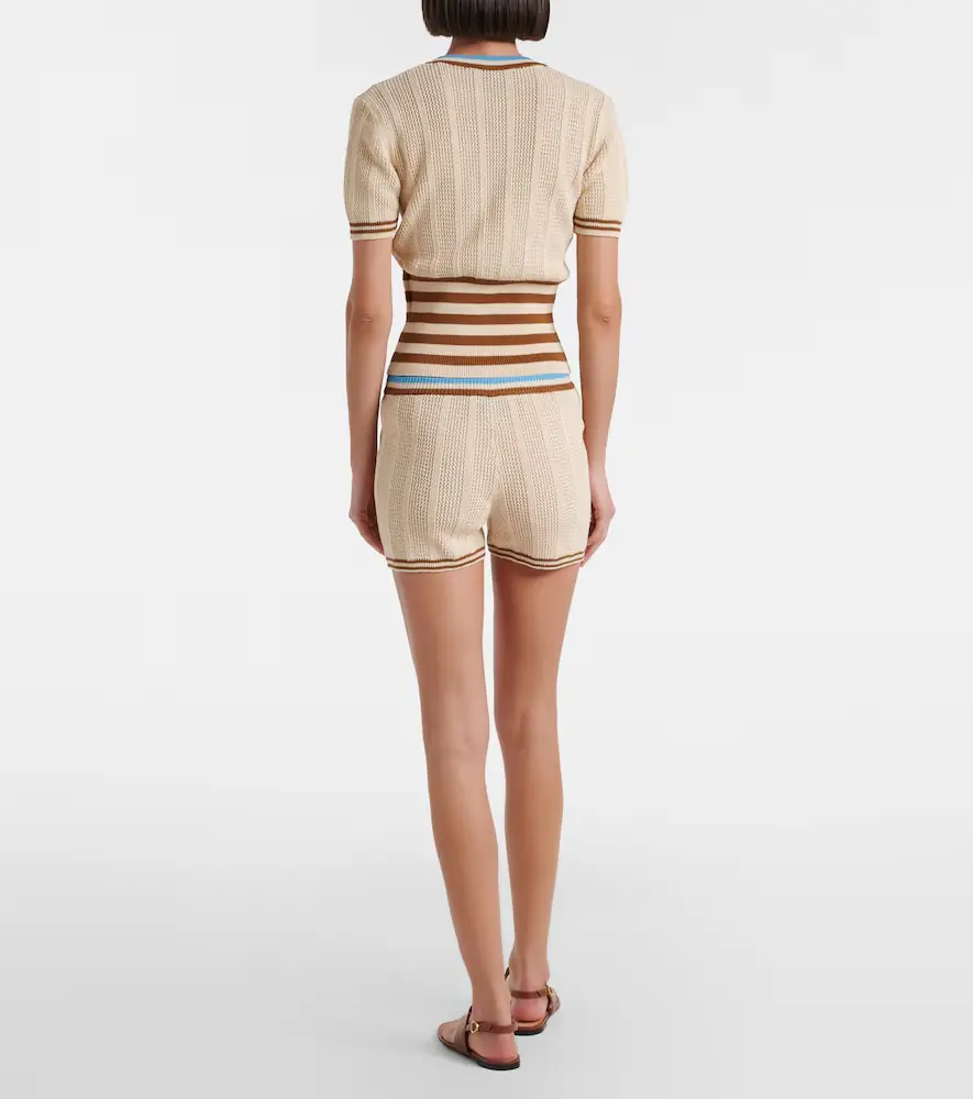 Valentino Garavani Cotton shorts | Thumbnail 3 Valentino Garavani Cotton shorts | Thumbnail 3