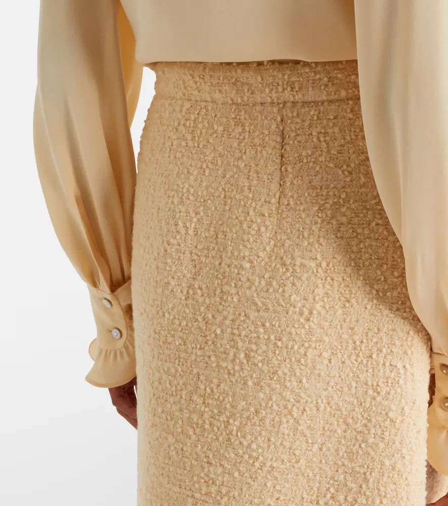 Valentino Garavani VGold wool-blend tweed miniskirt | Thumbnail 4