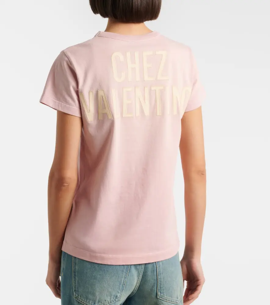Valentino Garavani Printed cotton jersey T-shirt | Thumbnail 4
