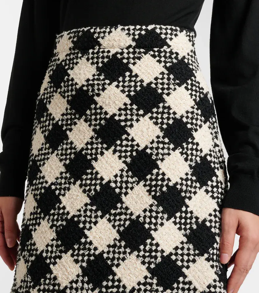 Valentino Garavani Cotton and wool-blend tweed miniskirt | Thumbnail 2