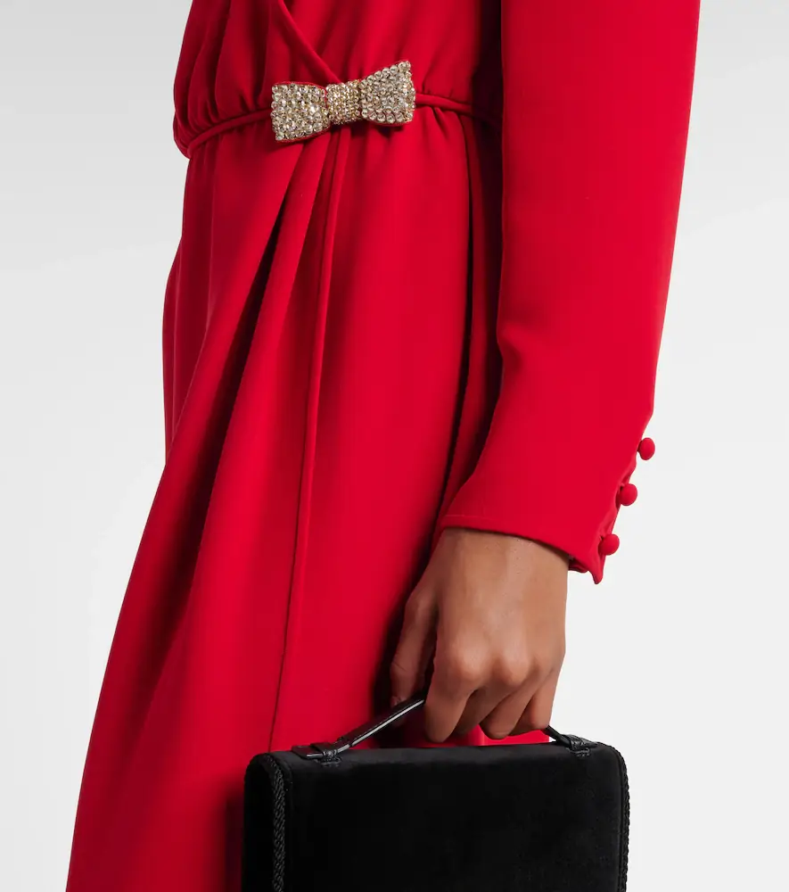 Valentino Garavani Embellished silk midi dress | Thumbnail 4 Valentino Garavani Embellished silk midi dress | Thumbnail 4