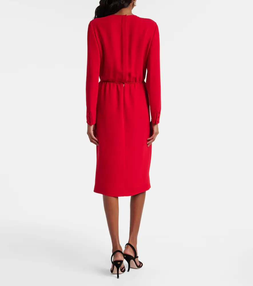 Valentino Garavani Embellished silk midi dress | Thumbnail 6 Valentino Garavani Embellished silk midi dress | Thumbnail 6