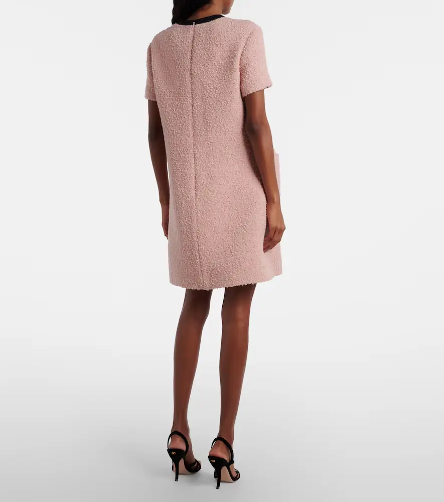 Valentino Garavani VGold wool-blend tweed minidress | Thumbnail 3