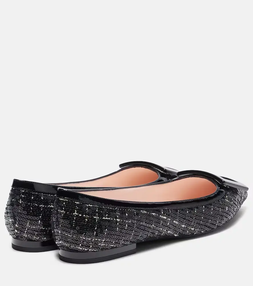 Roger Vivier Gommettine sequined ballet flats | Thumbnail 2