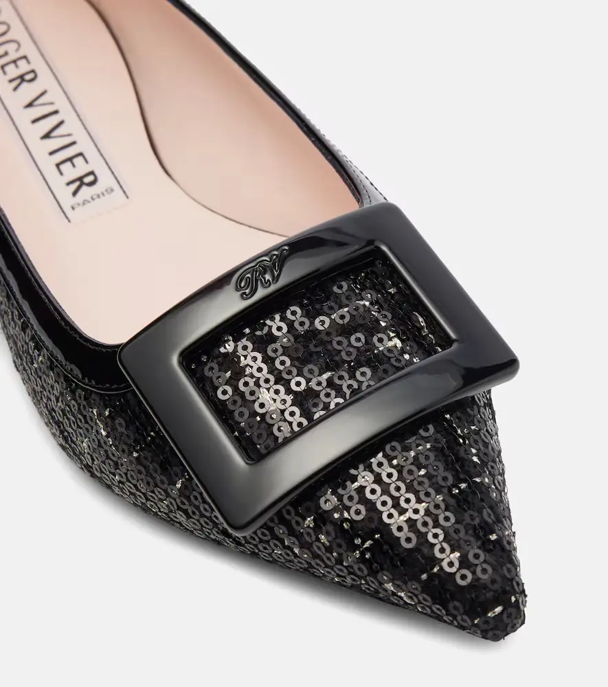 Roger Vivier Gommettine sequined ballet flats | Thumbnail 4