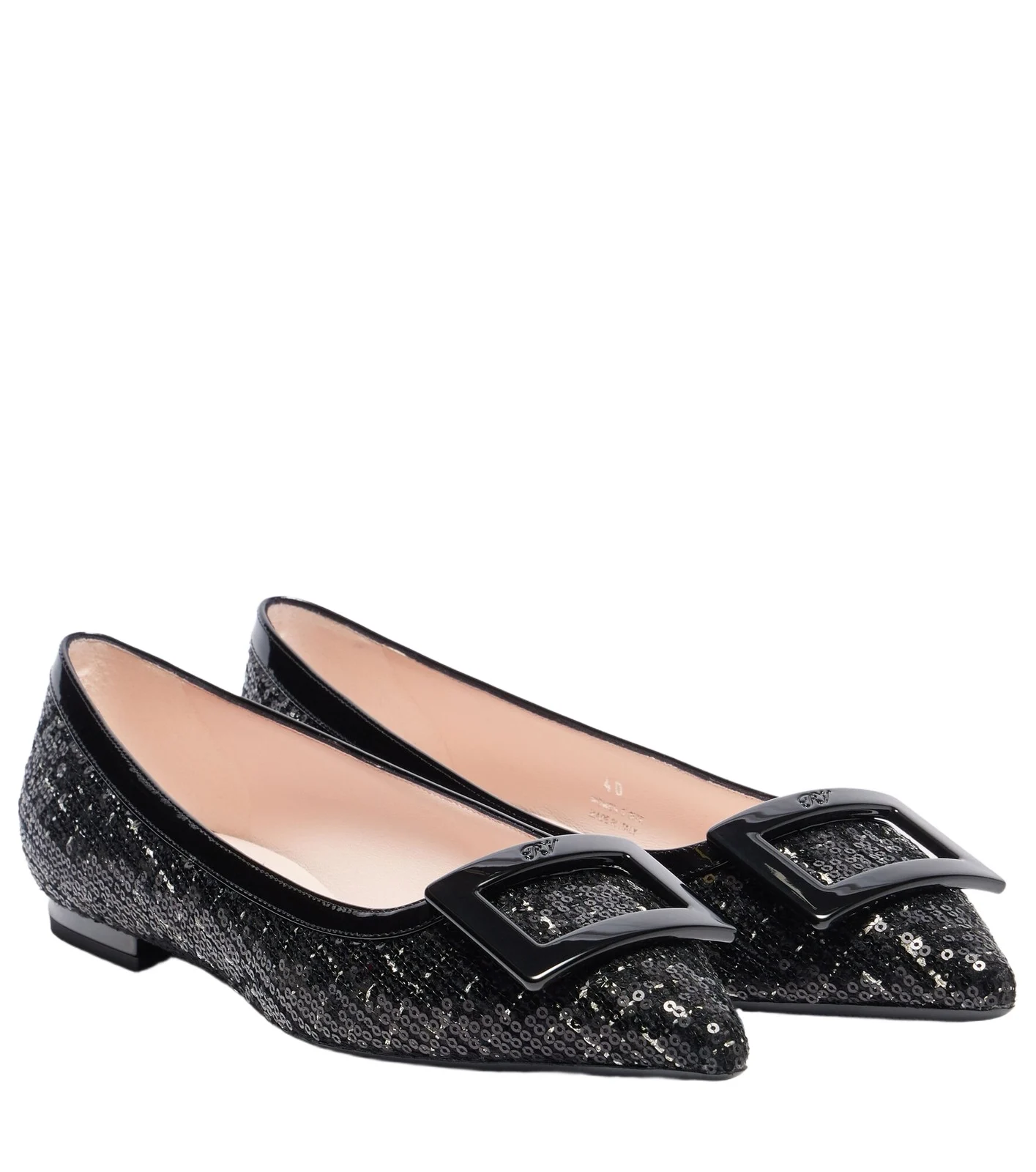 Roger Vivier Gommettine sequined ballet flats