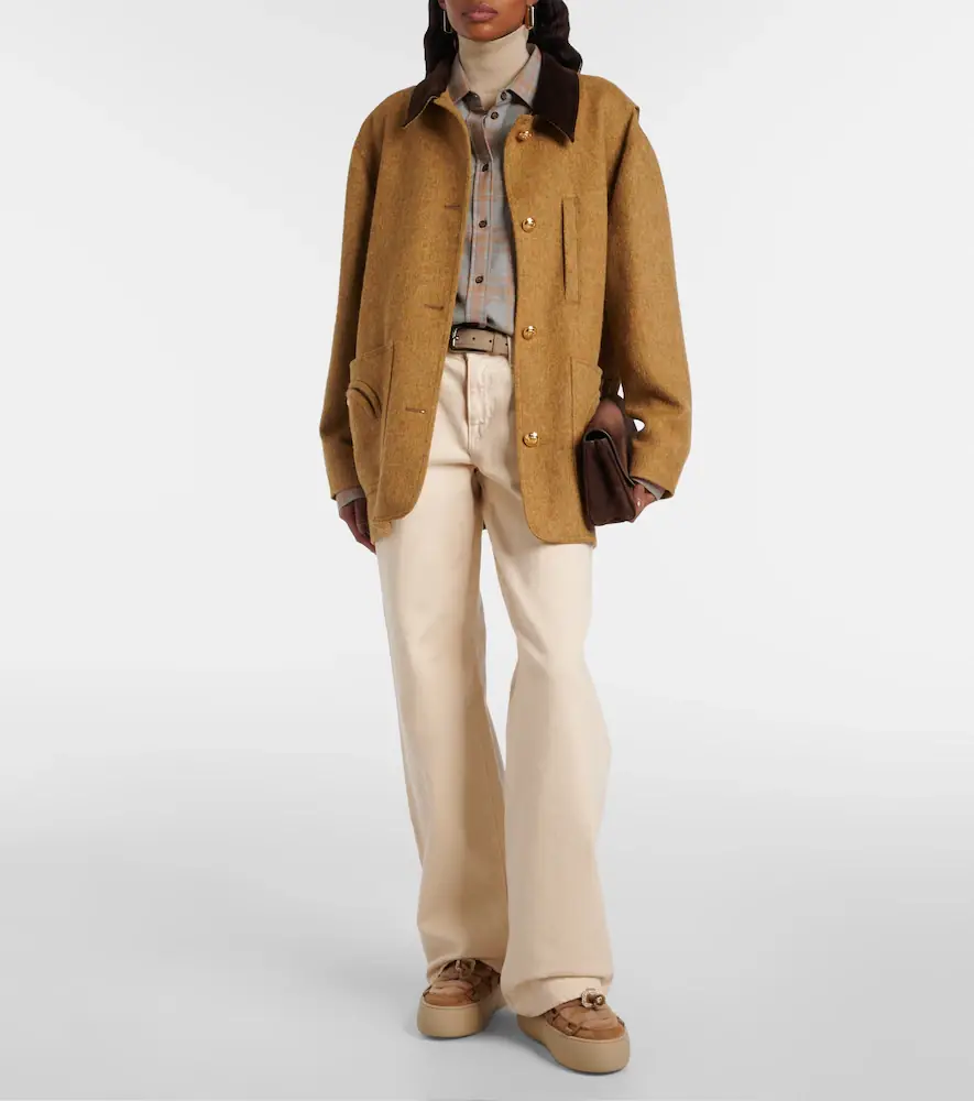 Roger Vivier Viv' Up embellished shearling and suede sneakers | Thumbnail 5